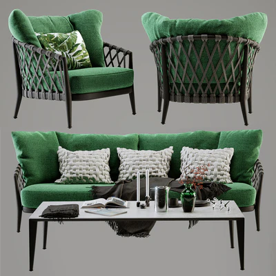B&B Italia Erica Sofa and Chair — Вид 1