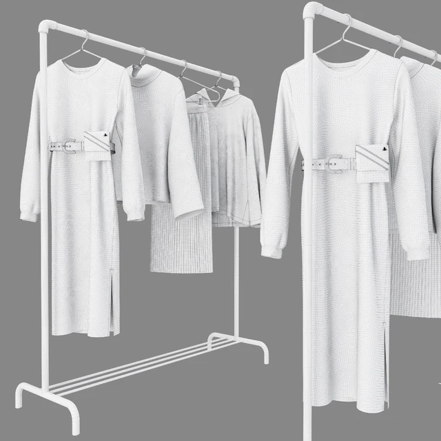 Elegant Woman Clothes Set 03 — Descargar
