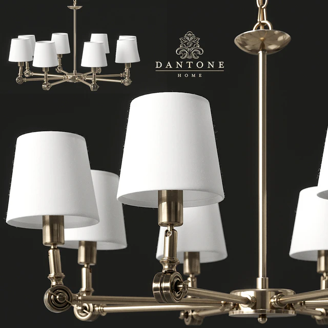 Dantone Home   Chandelier Kingston with 8 light bulbs — Descargar