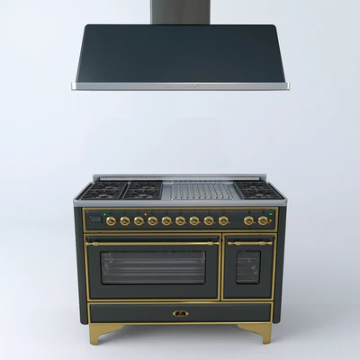 Kitchen unit "MAJESTIC" ILVE M-120 — Ver 1