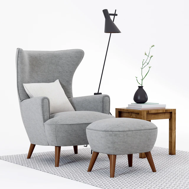 Scandinavian Designs Katja High Back Chair — Descargar