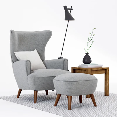 Scandinavian Designs Katja High Back Chair — Ver 1