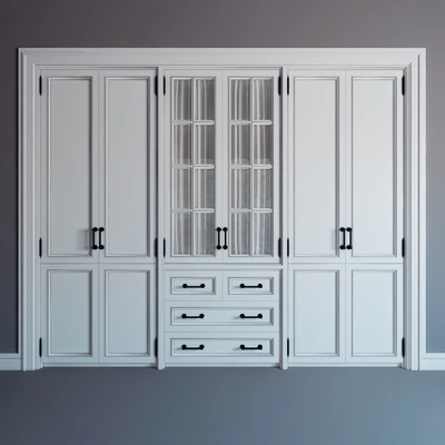 Built-in wardrobe 07 \ fitted wardrobe 07 — Ver 1