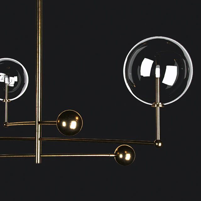 RESTORATION HARDWARE GLASS GLOBE MOBILE CHANDELIER 46 — Descargar