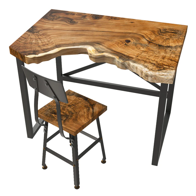 Slab table and chair — Descargar