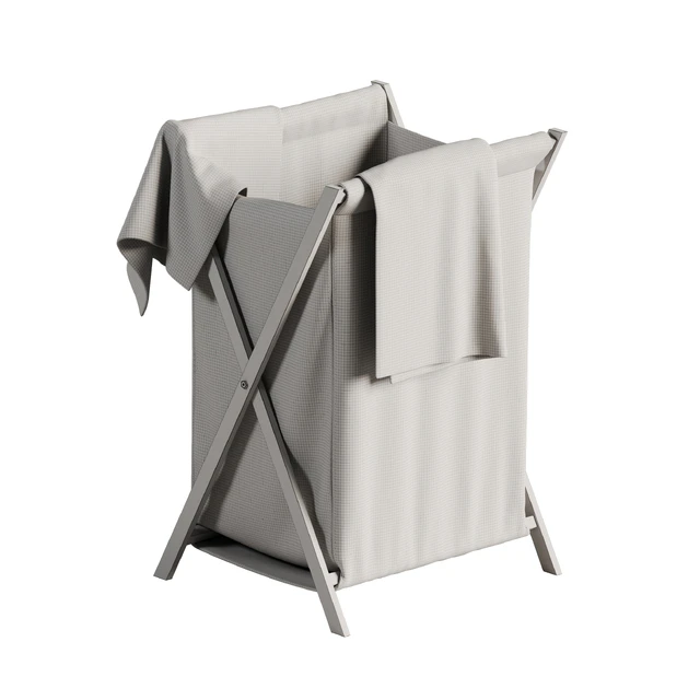 Basket with linen for the bathroom or toilet — Descargar