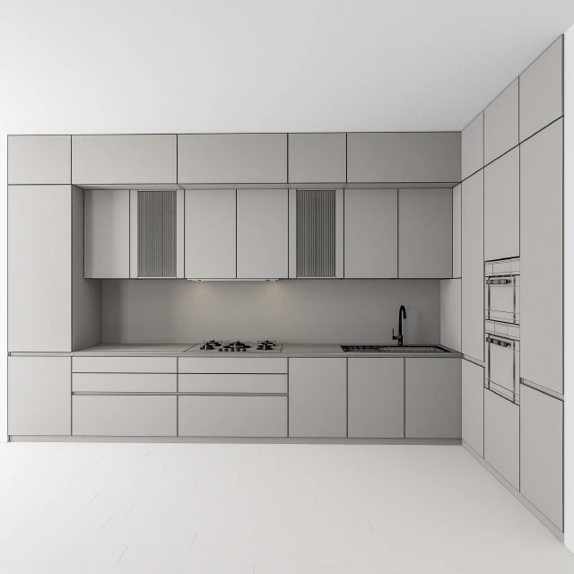 Kitchen Modern - Black and White 41 — Descargar