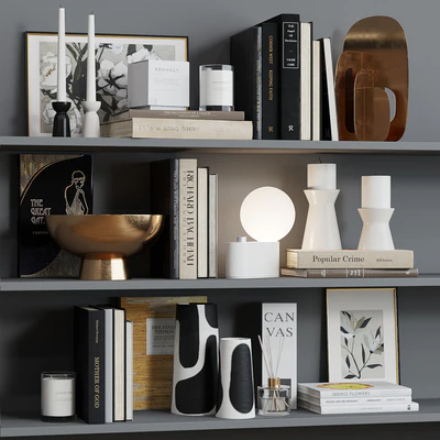 Decor shelf set 13 West Elm — Ver 3