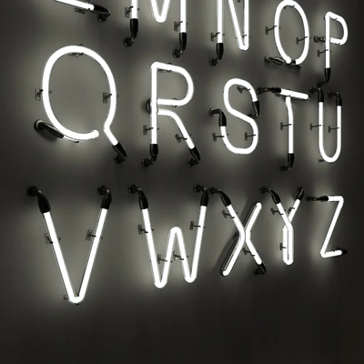 Неоновые буквы, Neon Type Font 2 — Вид 2