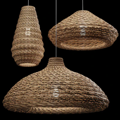 Rattan Pendant Light 11 — Ver 1