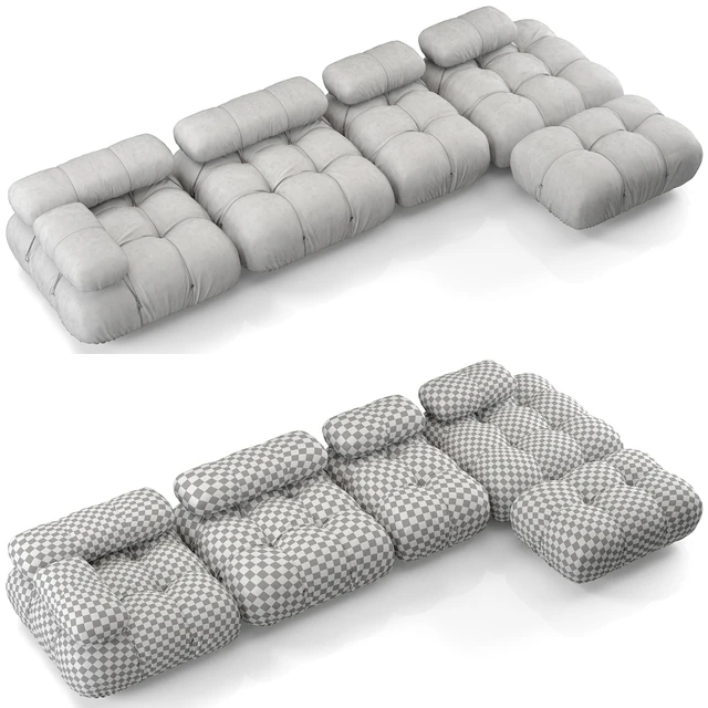 B&B Italia Camaleonda Sofa Composition 2 — Descargar