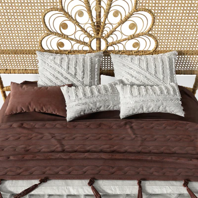 Home Republic Francis Rattan Honey Bedhead — Ver 2