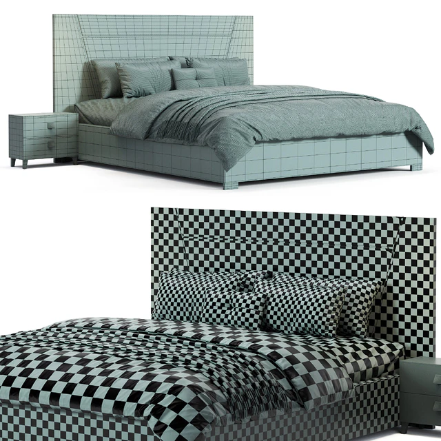 Noir Bed by Alfy — Скачать