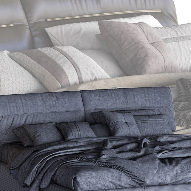Campo Bonaldo Bed — Скачать