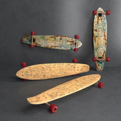 GLOBE KAGUYA BAMBOO, longboards — Ver 1