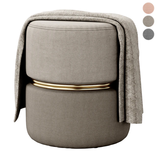 Red Pink Accent Stool by Dutch Furniture — Descargar