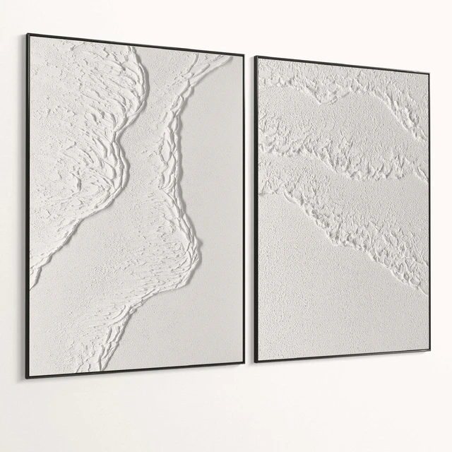 Plaster Two Photo Frames T-455 — Скачать