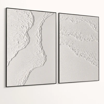 Plaster Two Photo Frames T-455 — Вид 3