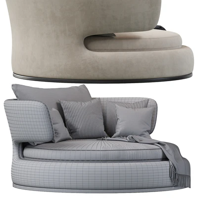 Amoenus Soft Maxalto Swivel Sofa — Ver 3