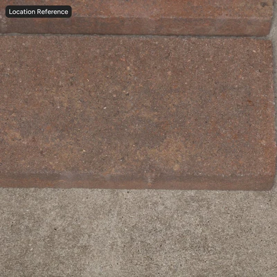 stacked painted brick wall texture brown — View 2