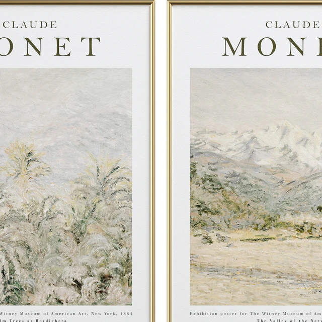 Monet Vintage Exhibition Poster P-610 — Скачать