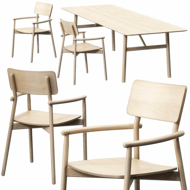 Hven armchair, table 260 model — Descargar