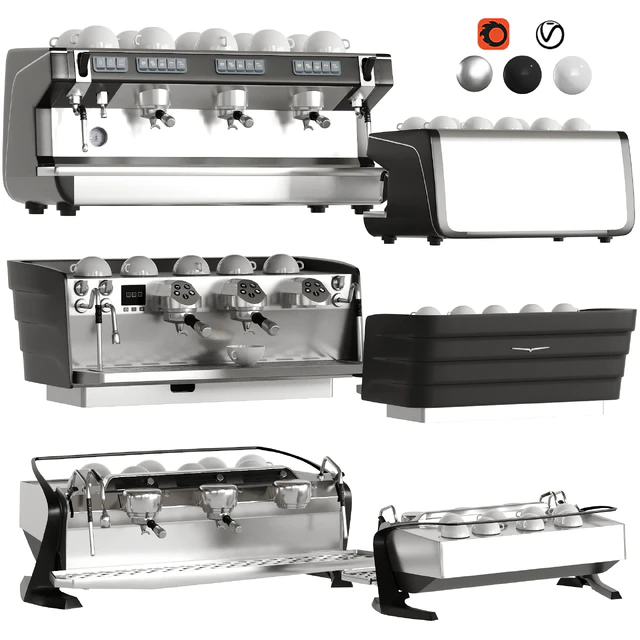 Coffee Makers Set 4 Commercial — Скачать