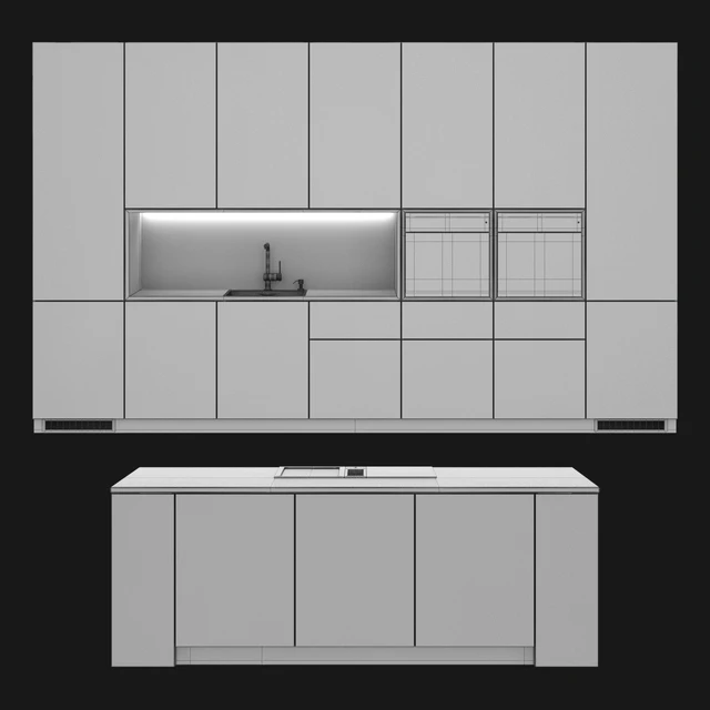 Bora loft kitchen — Скачать