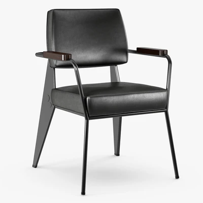 Vitra - Fauteuil direction by Jean Prouve — Ver 1
