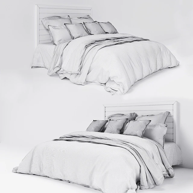 Pottery barn alpine toile bedding set — Скачать