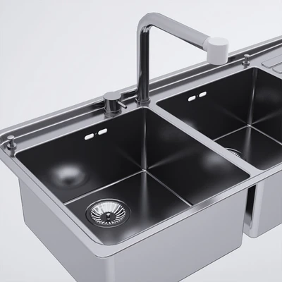 Alpes Inox Kitchen Sink — Ver 2