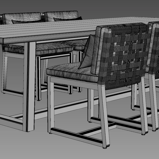 RH BELIZE TEAK RECTANGULAR DINING TABLE — Скачать