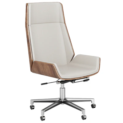 Faux leather office chair — Вид 2