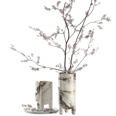 Decorative set with blossoming branches — Вид 2