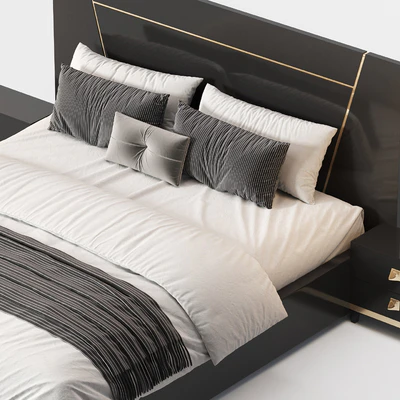 Noir Bed by Alfy — Вид 3