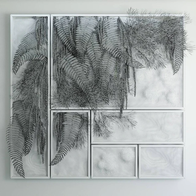 Moss and fern fytowall — Скачать
