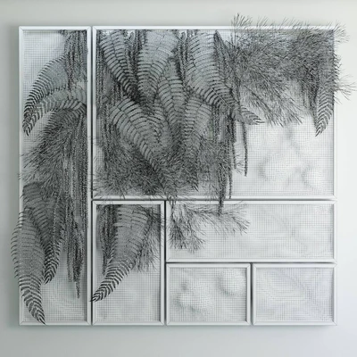 Moss and fern fytowall — Вид 2