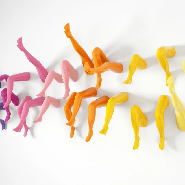 Wall statuette Legs — Descargar