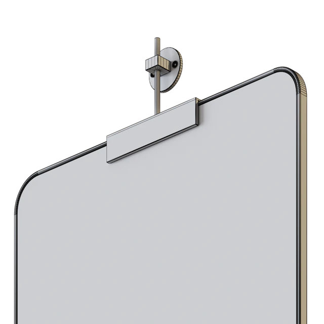 Rounded Corners Mirror on Bracket by Clear Home Design — Descargar