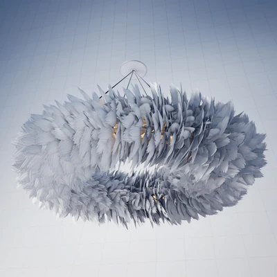 Chandelier Pero White D61 — Ver 2
