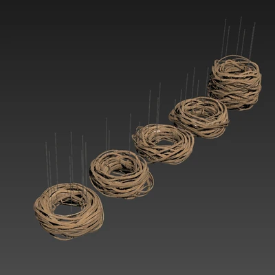 Decor wood nest n1 / Decor wood nest No. 1 — Ver 2