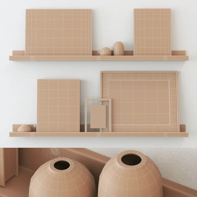 Decorative set on the shelves — Descargar