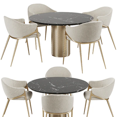 Dinning chair and table set26 — Ver 1