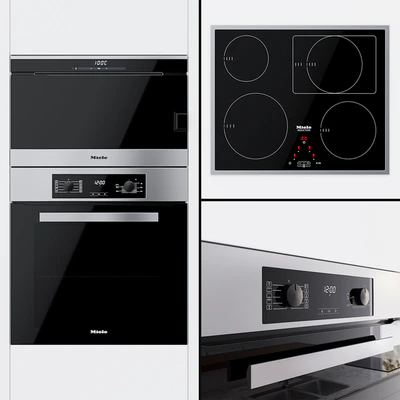 Miele - духовой шкаф H 2265 B Active, пароварка DG 6030 и варочная поверхность KM 6117 — Скачать