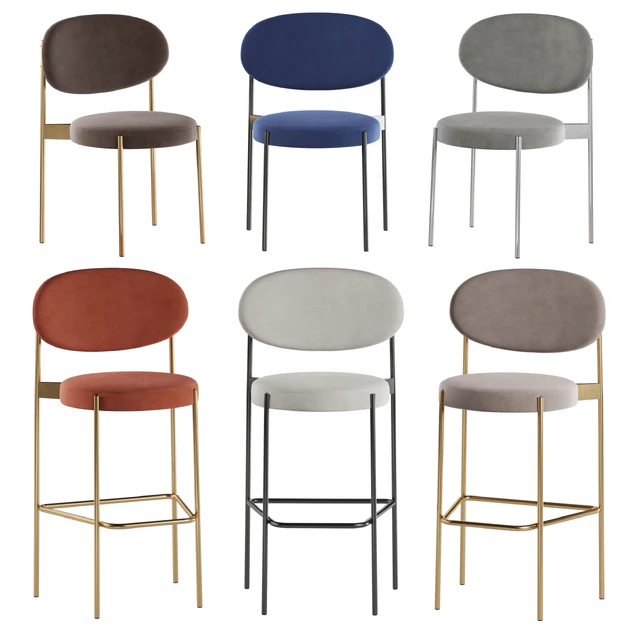 Verpan Series 430 Chair Barstool — Скачать
