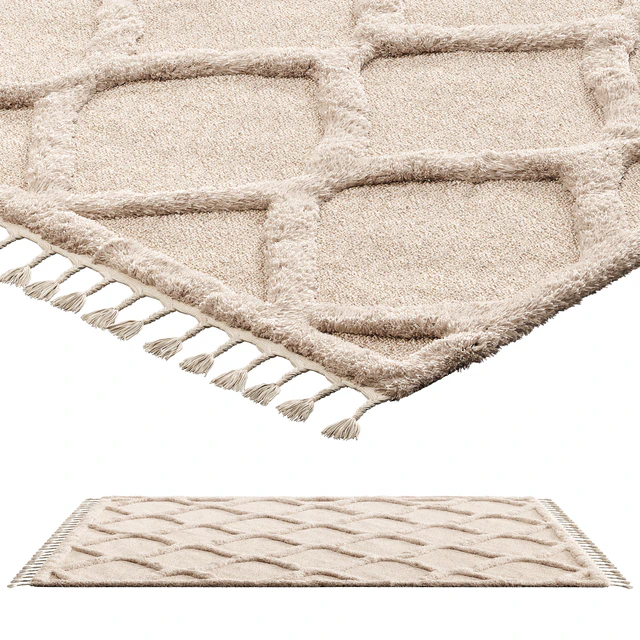 nuLOOM Raised Ogee Trellis Nursery Area Rug — Descargar