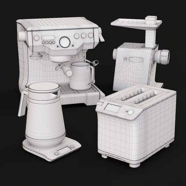 Household appliances BORK silver — Download