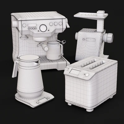 Household appliances BORK silver — View 2
