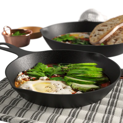 Shakshuka with Spinach and Harissa — Вид 2