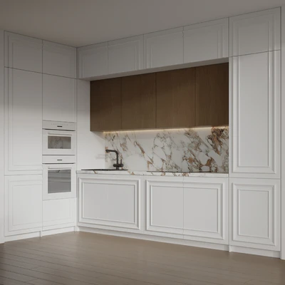 Кухня с встроенной техникой MIELE — Вид 2